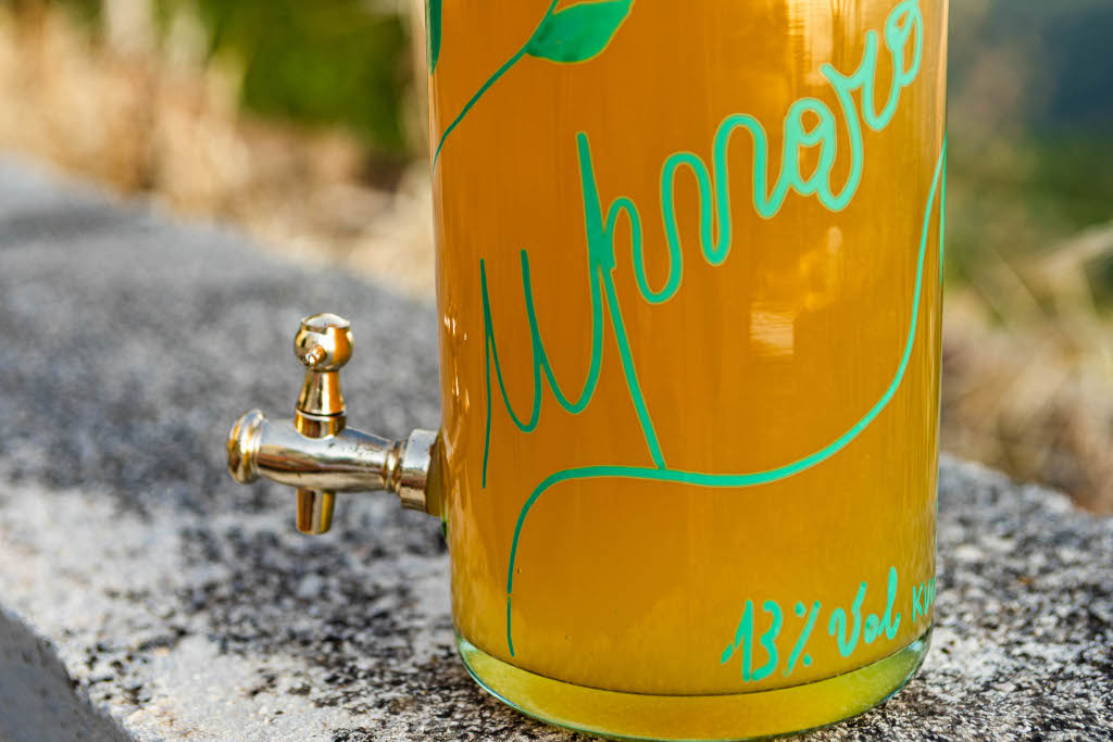 Idromele Upnaro - Pezzo Unico - Bottiglia Renana 3 Litri Decorata a Mano