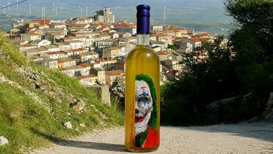 Idromele Upnaro - Pezzo Unico - Bottiglia Bordolese 0,75 Litri Decorata a Mano